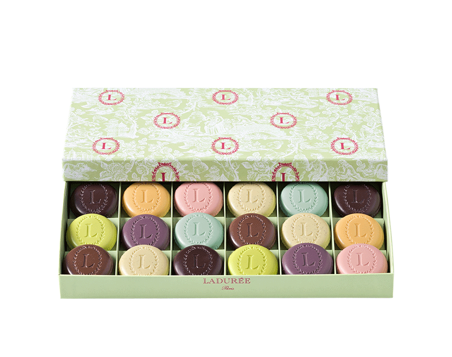 お歳暮ならオンライン of Box Gift Eugénie 18 Ladurée | ヘアゴム