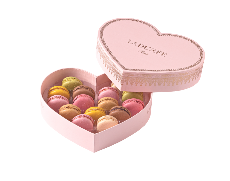 割引 Valentine's Day Pink Heart-shaped Gift Box ヘアゴム