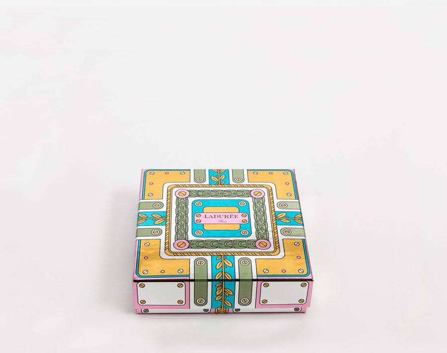 Color Block 18 macarons gift box