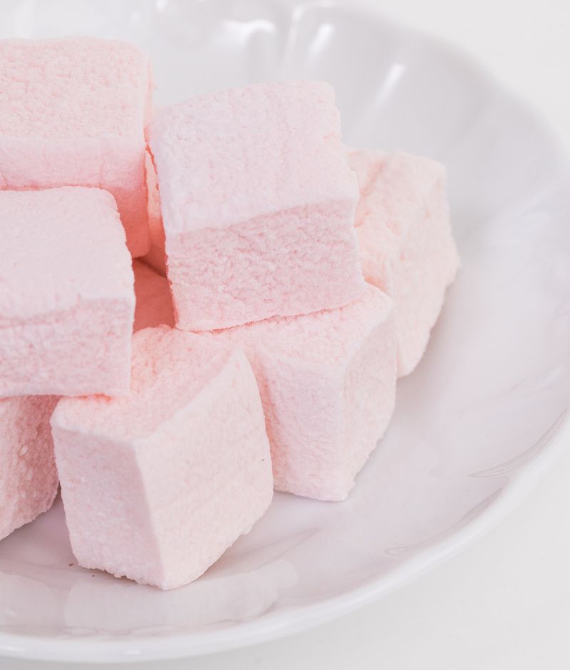 rose marshmallow hover